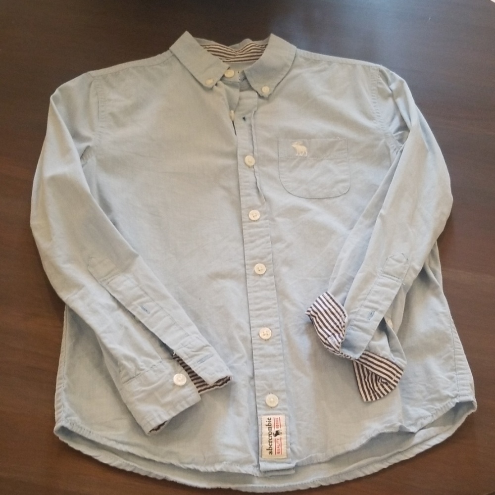 Abercrombie Boys Light Denim Button Down
